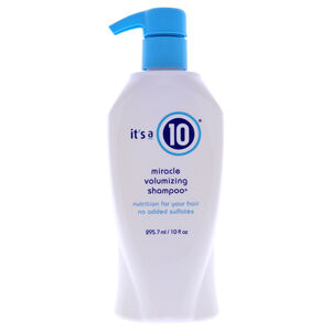 Miracle Volumizing Shampoo Sulfate-Free by Its A 10 for Unisex 10 oz Shampoo
